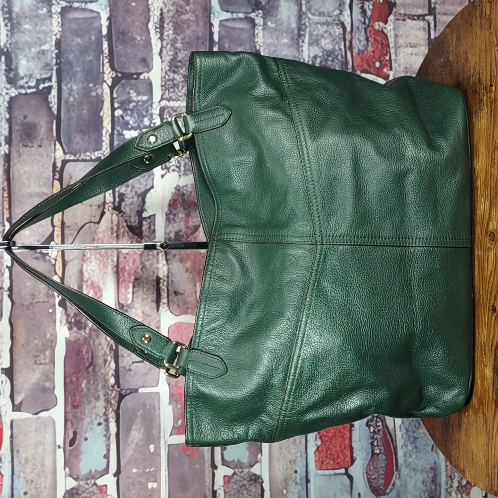 Lauren Ralph Lauren "Governor" Leather Tote Bag - Picture 4 of 15